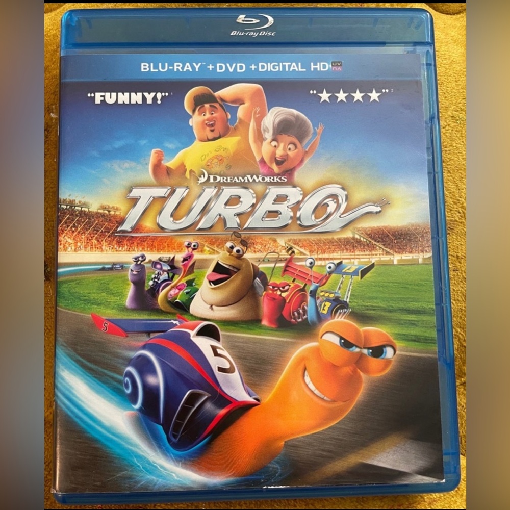 Turbo [Blu-ray & DVD} Kids Movie